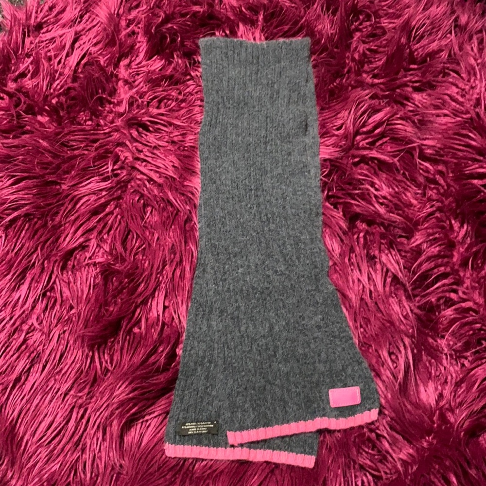 Coach wool/rayon/angora/cashmere scarf